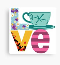 LOVE in Wonderland Canvas Print