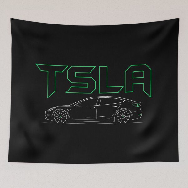 Item preview, TSLA Bull – Stock Market Investor Design designed and sold by TEEJAMBOREE.