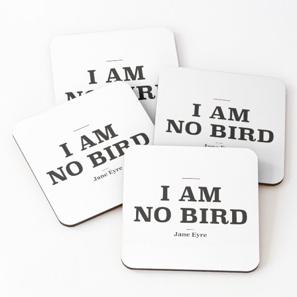 Item preview, I Am No Bird Jane Eyre Literary Quote Print designed and sold by Power Designs.