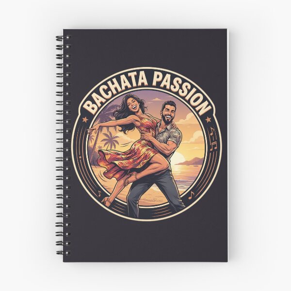 Item preview, Bachata Passion Summer Emblem – Acrobatic Latino Dance Couple Lift, Round Retro Beach Sunset Badge Graphic Apparel Sticker designed and sold by SmartPuns.