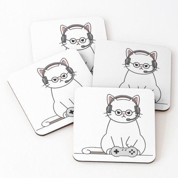 Item preview, Gamer Cat – Funny Gaming Gift for Cat Lovers designed and sold by PrintforDesign.