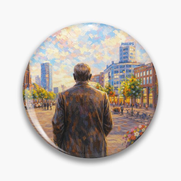 Item preview, A painting of Eindhoven, the Netherlands – A Beautiful place in Europe. designed and sold by GalleryKauffeld.