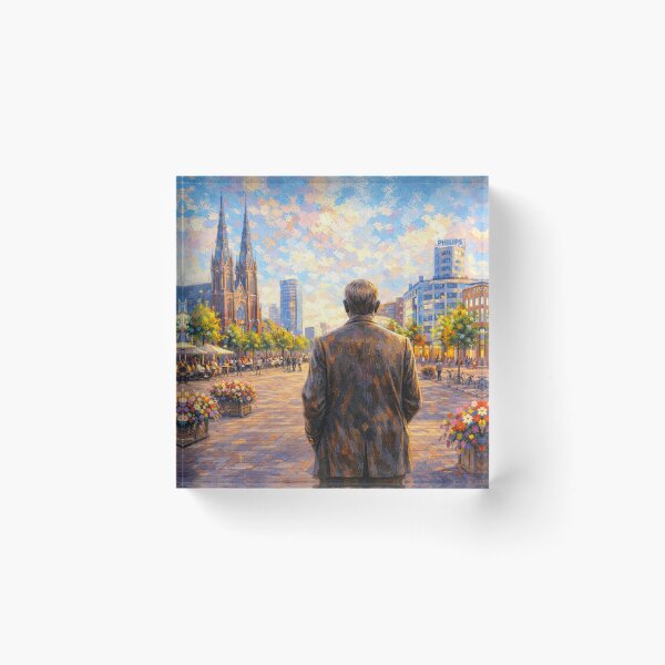 Item preview, A painting of Eindhoven, the Netherlands – A Beautiful place in Europe. designed and sold by GalleryKauffeld.