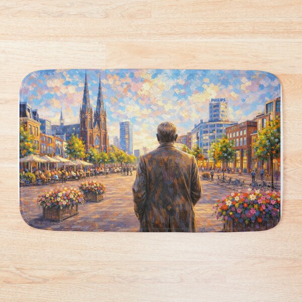 Item preview, A painting of Eindhoven, the Netherlands – A Beautiful place in Europe. designed and sold by GalleryKauffeld.