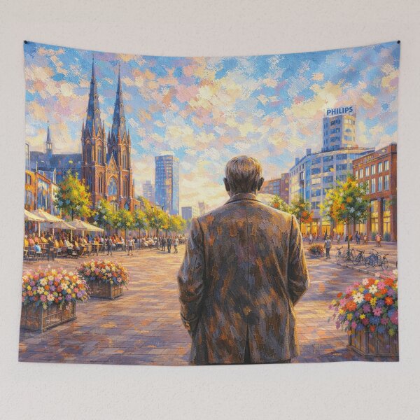 Item preview, A painting of Eindhoven, the Netherlands – A Beautiful place in Europe. designed and sold by GalleryKauffeld.