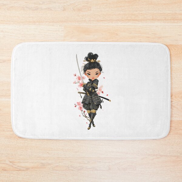 Item preview, cute chibi samurai girl designed and sold by cutemakerotart.