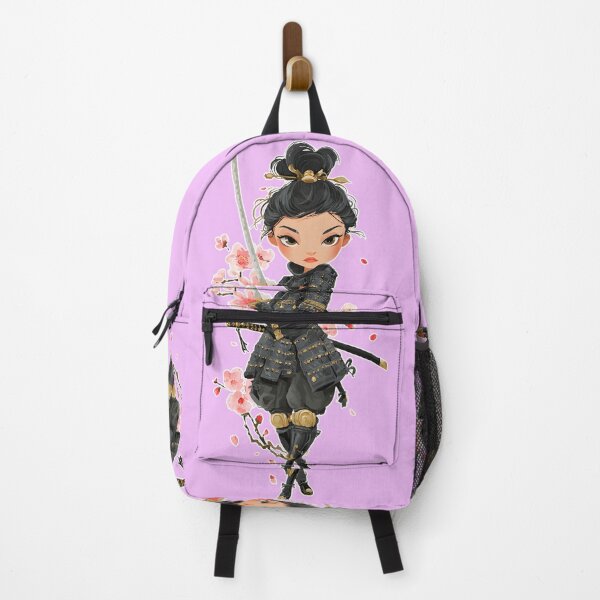Item preview, cute chibi samurai girl designed and sold by cutemakerotart.
