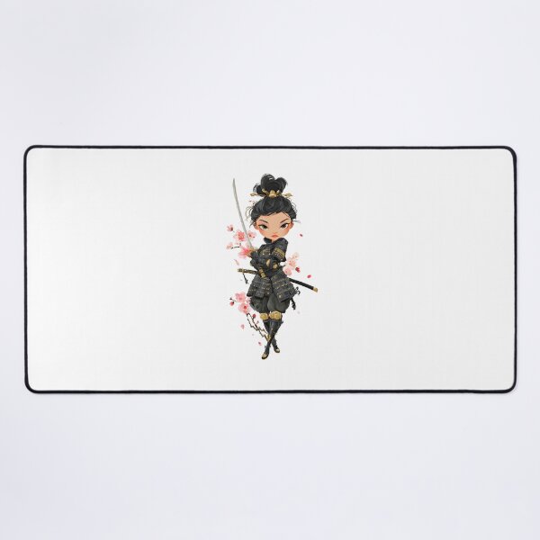 Item preview, cute chibi samurai girl designed and sold by cutemakerotart.
