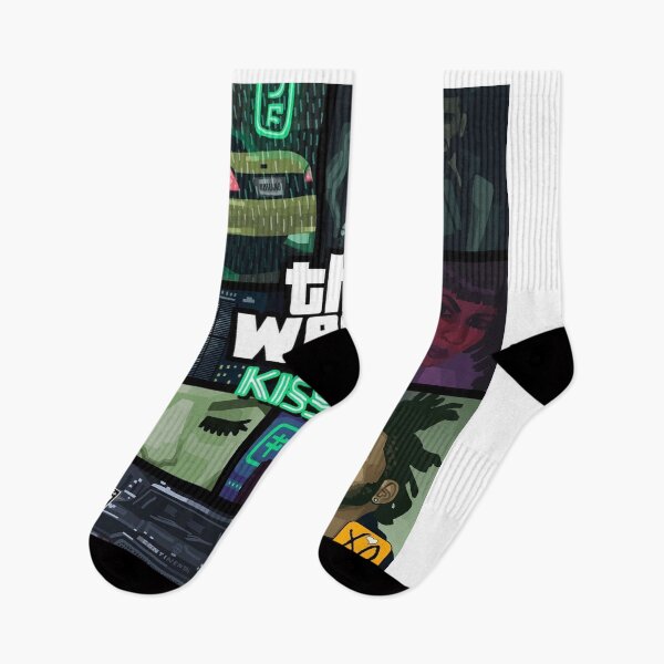 Aperçu de l'œuvre The Weeknd Kiss Land créée et vendue par Twelvecloth.