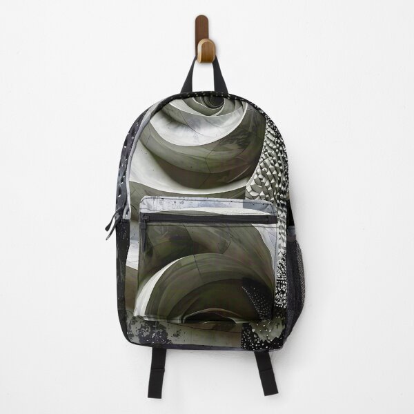 Item preview, Spiraling Geometric Structure in Gray Stone designed and sold by Vicky Brago-Mitchell®.
