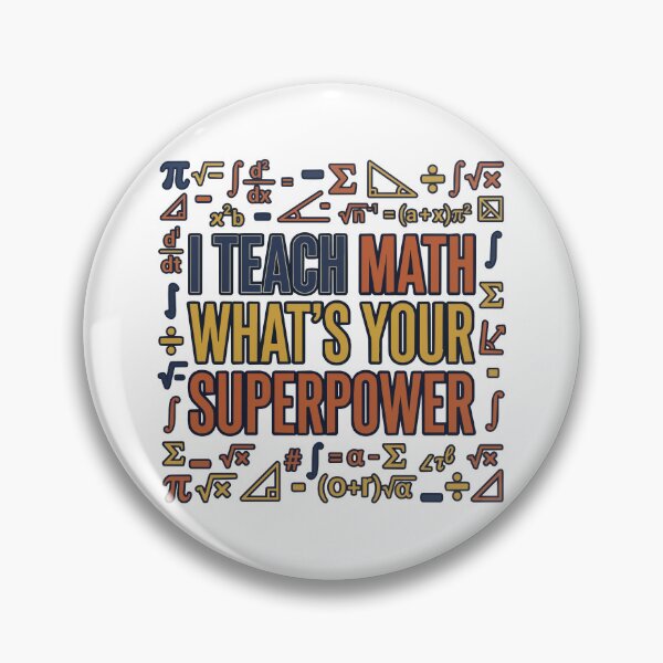 Item preview, Back to school I Teach Math What's Your Superpower | Funny Math Teacher designed and sold by Uglyandcute.