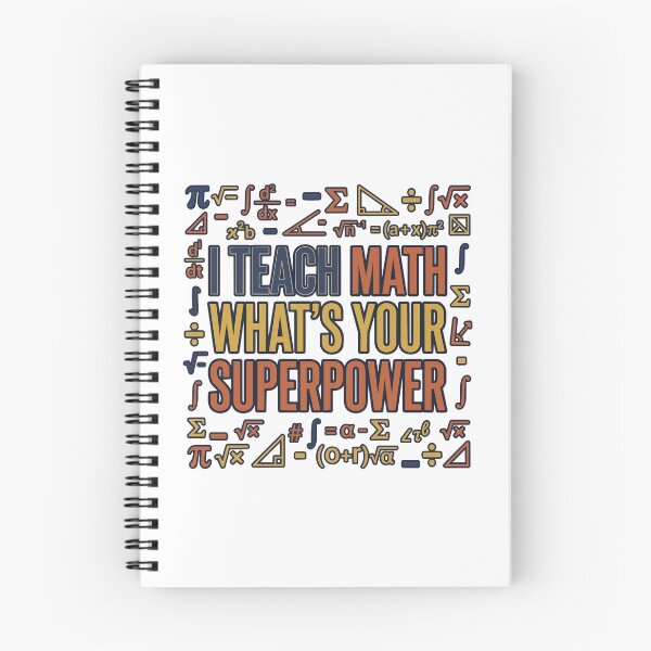Item preview, Back to school I Teach Math What's Your Superpower | Funny Math Teacher designed and sold by Uglyandcute.