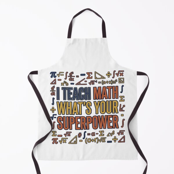 Item preview, Back to school I Teach Math What's Your Superpower | Funny Math Teacher designed and sold by Uglyandcute.