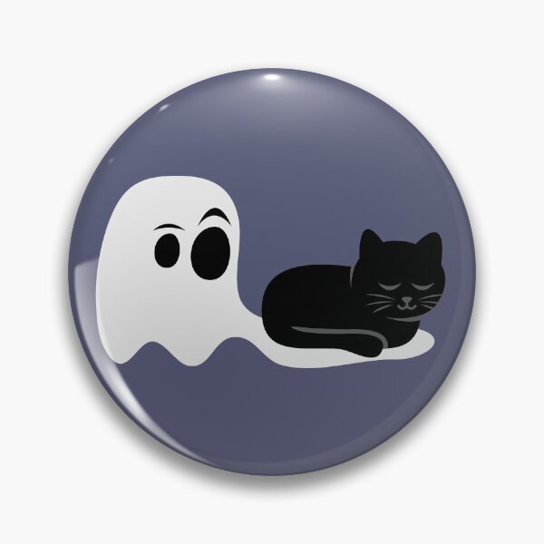 Item preview, Funny Black Cat Sleeping on a Ghost - Spooky Cute Graphic  designed and sold by fishdesigns.