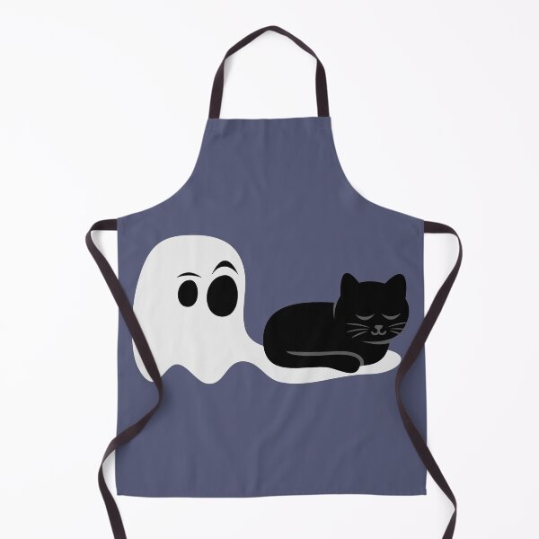 Item preview, Funny Black Cat Sleeping on a Ghost - Spooky Cute Graphic designed and sold by fishdesigns.
