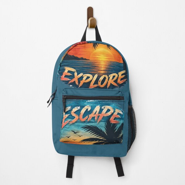 Item preview, Vintage Tropical Sunset Escape and Explore designed and sold by cameleon style.