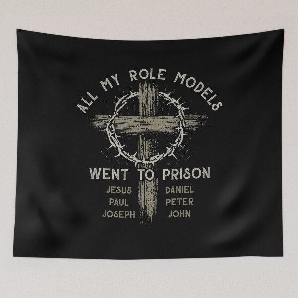 Item preview, All My Role Models Went To Prison Vintage Christian designed and sold by nosu-art-pod.