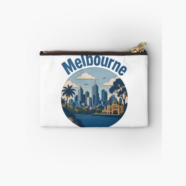 Item preview, vintage Melbourne illustration designed and sold by RiderSpoon.