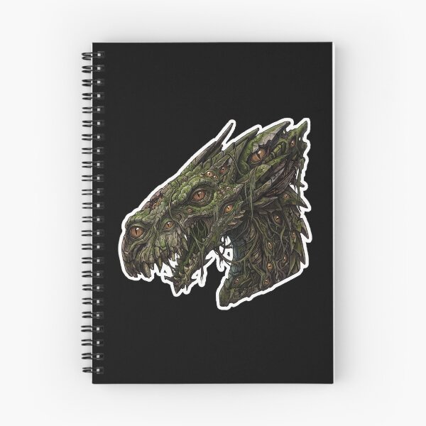 Item preview, Eldritch Many Eyed Forest Dragon Cosmic Horror Creature Sticker designed and sold by bug4j_DragonLab.