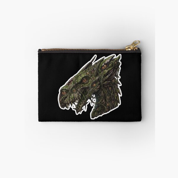 Item preview, Eldritch Many Eyed Forest Dragon Cosmic Horror Creature Sticker designed and sold by bug4j_DragonLab.