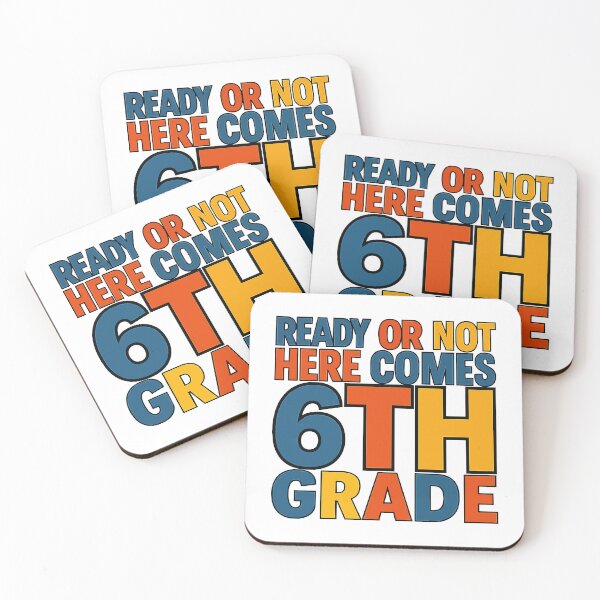 Item preview, Back to school Ready Or Not Here Comes 6th Grade | Funny Back To School designed and sold by Uglyandcute.