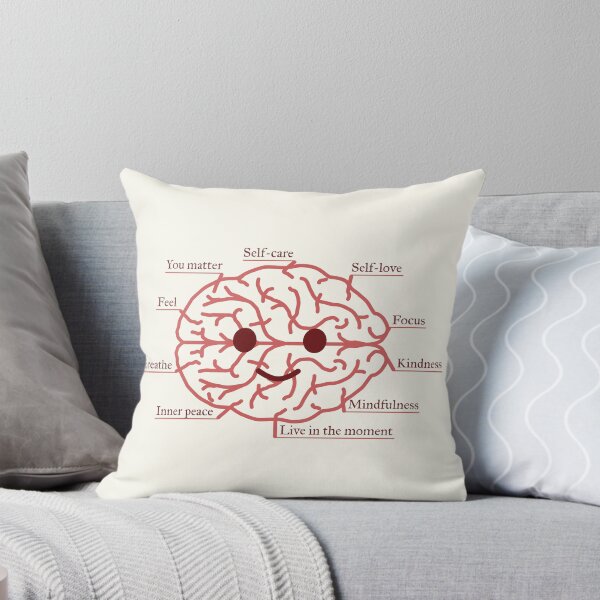 Item preview, Smiling Brain & Neurons of Mental Wellness | Cute Self-Care Gift T-Shirt designed and sold by CreativeArtistL.