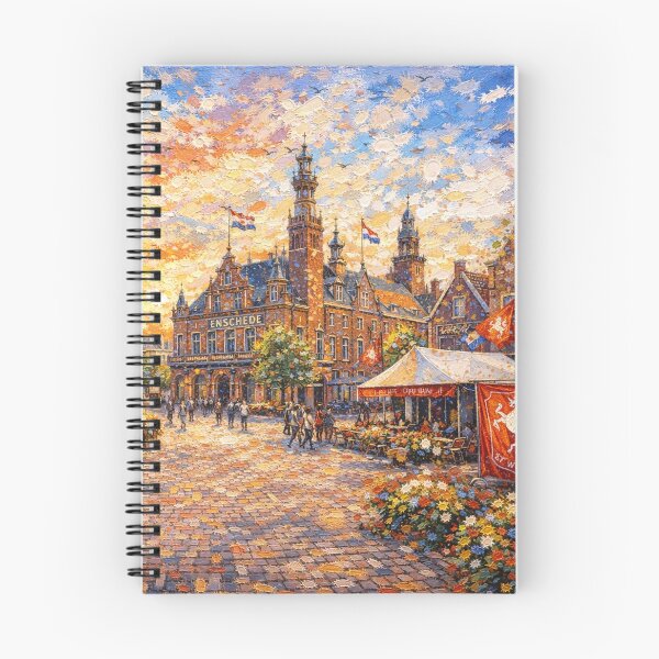 Item preview, Enschede, the Netherlands painting – A Beautiful place in Europe. designed and sold by GalleryKauffeld.