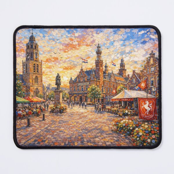 Item preview, Enschede, the Netherlands painting – A Beautiful place in Europe. designed and sold by GalleryKauffeld.