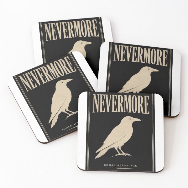 Item preview, Nevermore Poe Raven Literary Poster designed and sold by Power Designs.