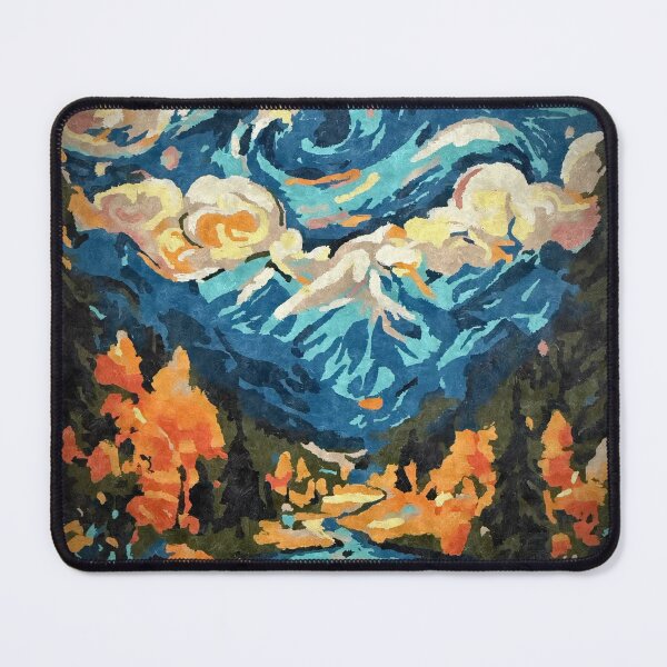 Item preview, Starry Mountain Night designed and sold by Learning2fly86.