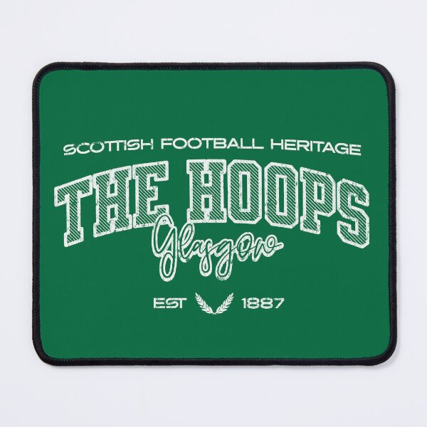 Item preview, Glasgow The Hoops Vintage 1887 Retro Football Soccer Sports Streetwear Design designed and sold by Red-since-1892.