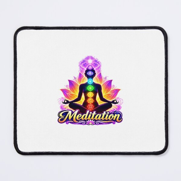 Item preview, Meditation Chakra Lotus Yoga Spiritual Energy Glow Design designed and sold by Design Sounds Studio.