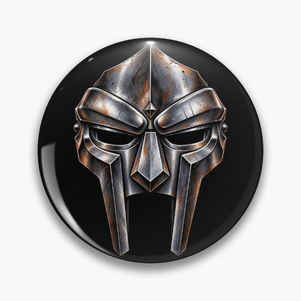 Item preview, Iron Villain Mask – Weathered Metal Helmet designed and sold by Kevin Shearer.