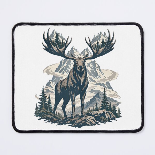 Item preview, Mountain Spirit Moose designed and sold by Wild Creative Art.