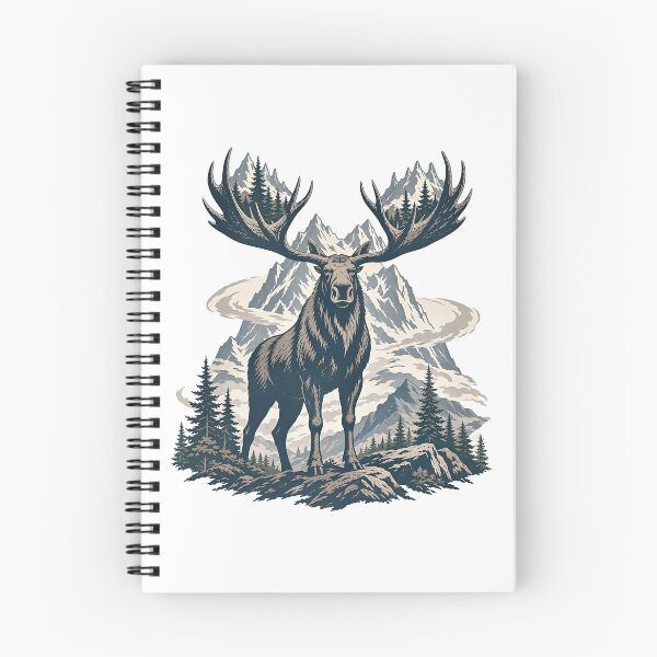 Item preview, Mountain Spirit Moose designed and sold by Wild Creative Art.
