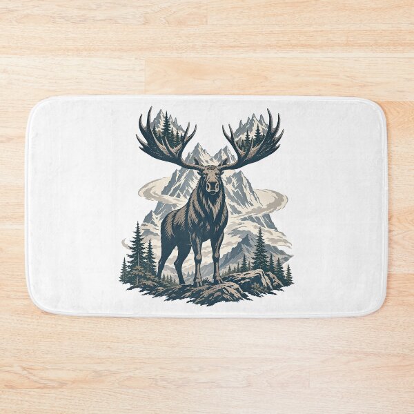Item preview, Mountain Spirit Moose designed and sold by Wild Creative Art.