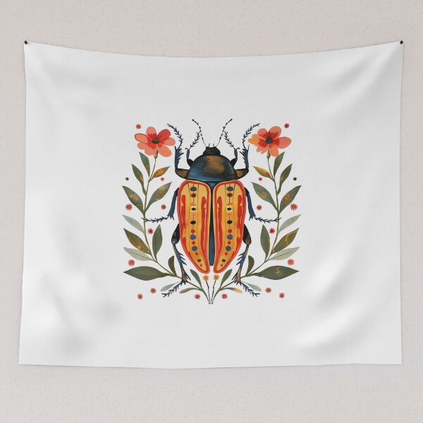 Item preview, Floral Beetle Bug designed and sold by xiao xuans.