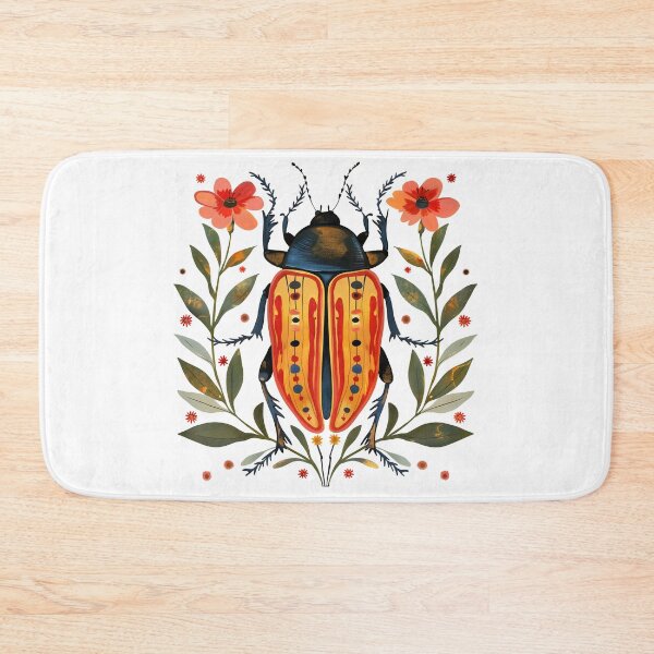 Item preview, Floral Beetle Bug designed and sold by xiao xuans.