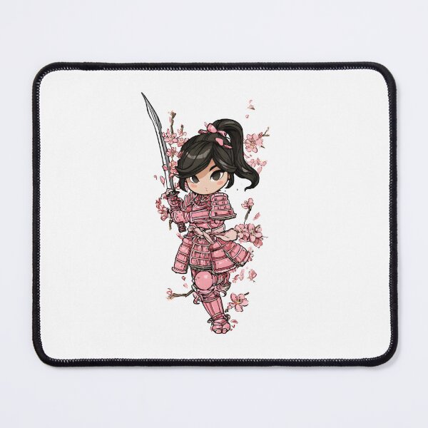 Item preview, cute chibi samurai girl designed and sold by cutemakerotart.