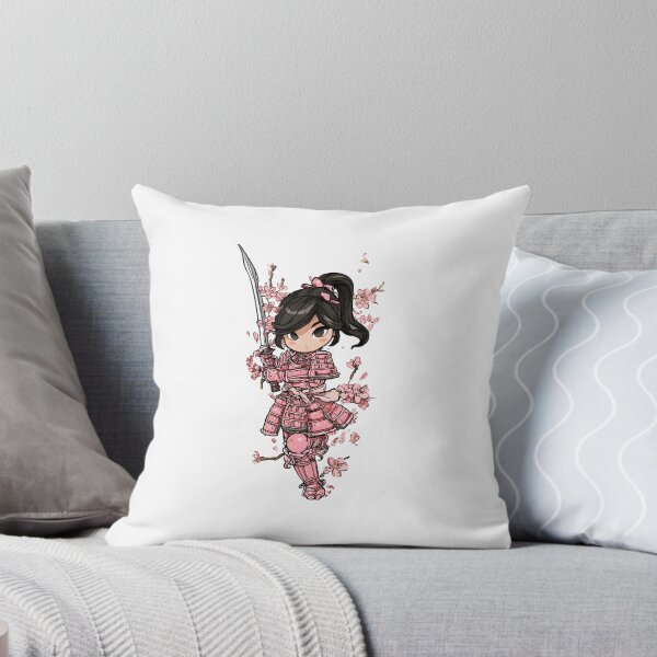 Item preview,  cute chibi samurai girl designed and sold by cutemakerotart.