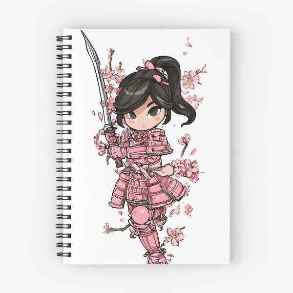 Item preview,  cute chibi samurai girl designed and sold by cutemakerotart.