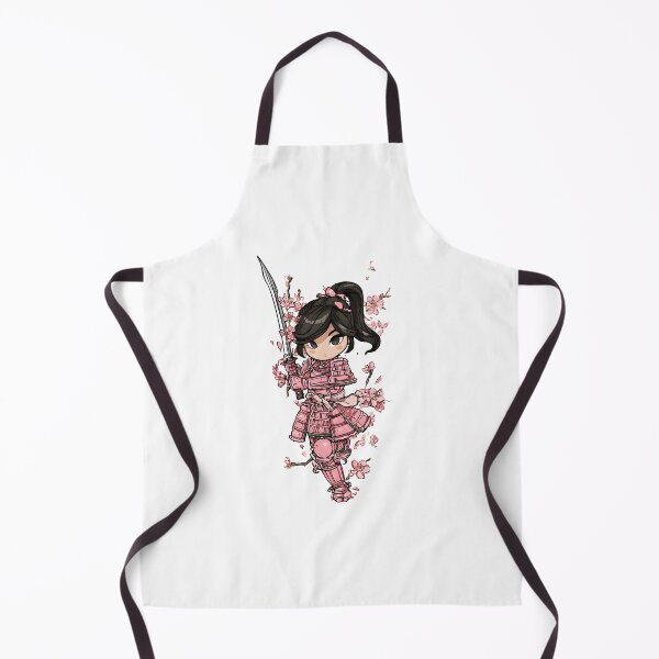 Item preview, cute chibi samurai girl designed and sold by cutemakerotart.
