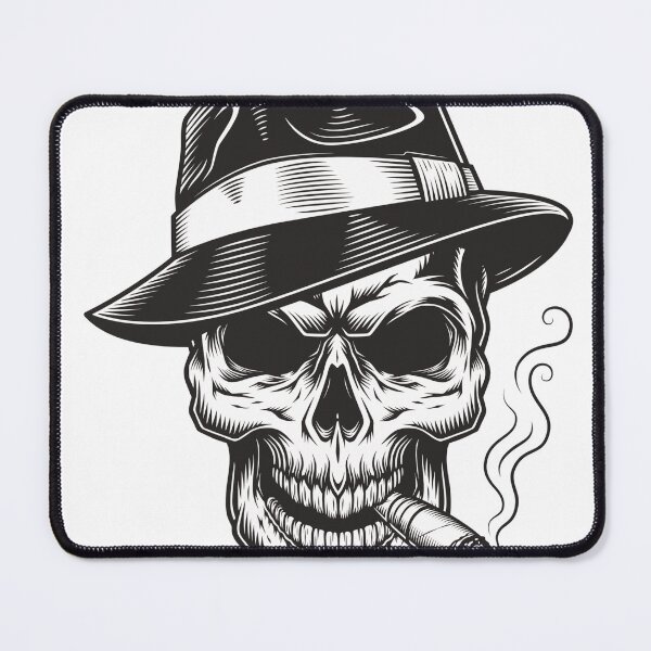 Item preview, Smoking skull designed and sold by Rafi-Gallery.