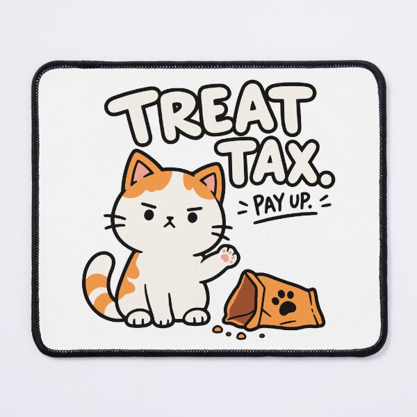 Item preview, Funny Calico Cat Claiming His Reward designed and sold by MewMade.