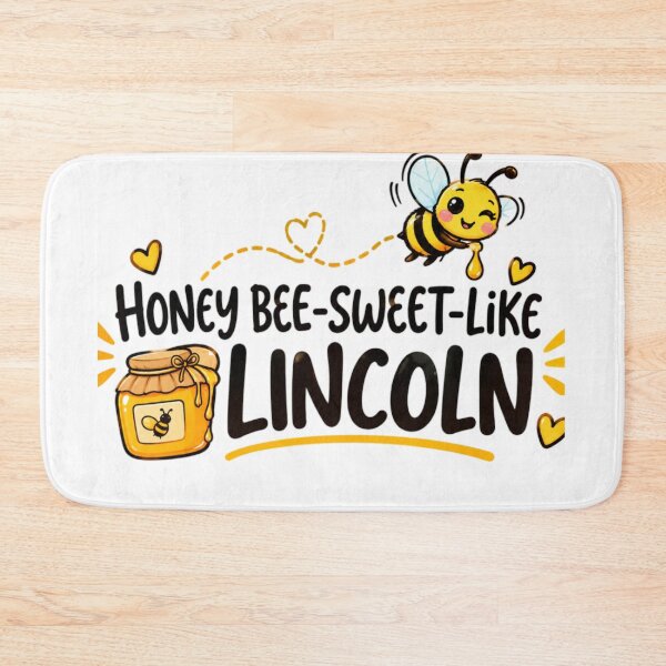 Item preview, Honey Bee Sweet Like Lincoln | Cute Bee & Honey Jar Personalized Name Design designed and sold by Public Nature View Places.