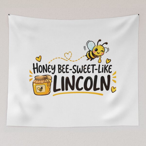 Item preview, Honey Bee Sweet Like Lincoln | Cute Bee & Honey Jar Personalized Name Design designed and sold by Public Nature View Places.