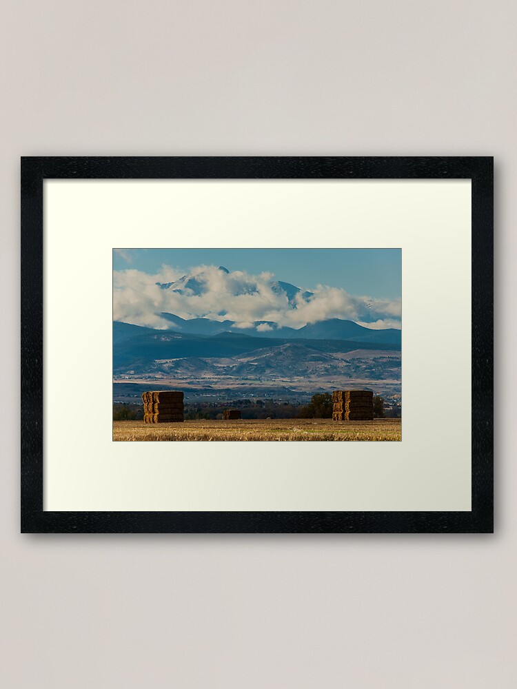 Thumbnail 2 of 7, Framed Art Print, Longs Peak Above The Clouds designed and sold by Gregory J Summers.