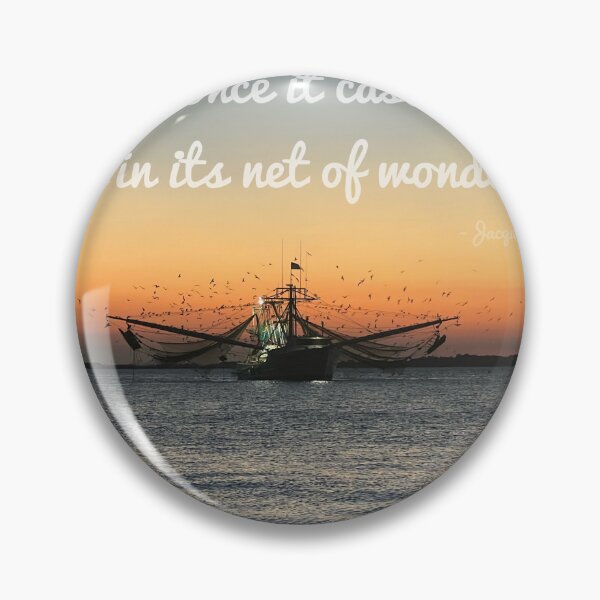 Item preview, Shrimp Boat at Sea designed and sold by Learning2fly86.