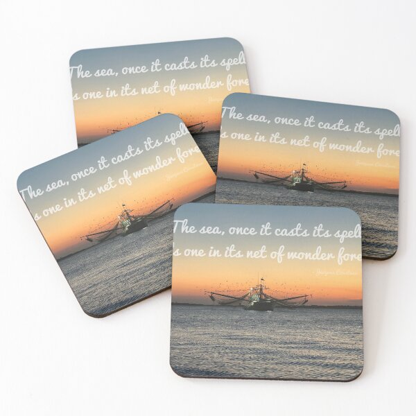 Item preview, Shrimp Boat at Sea designed and sold by Learning2fly86.