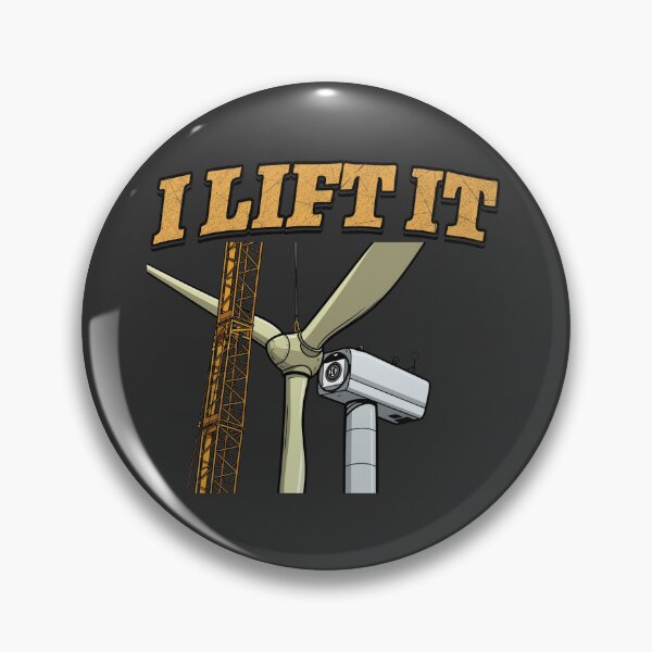 Item preview, I LIFT IT – Crane Operator Wind Turbine Heavy Lift designed and sold by Operator Style Wear.